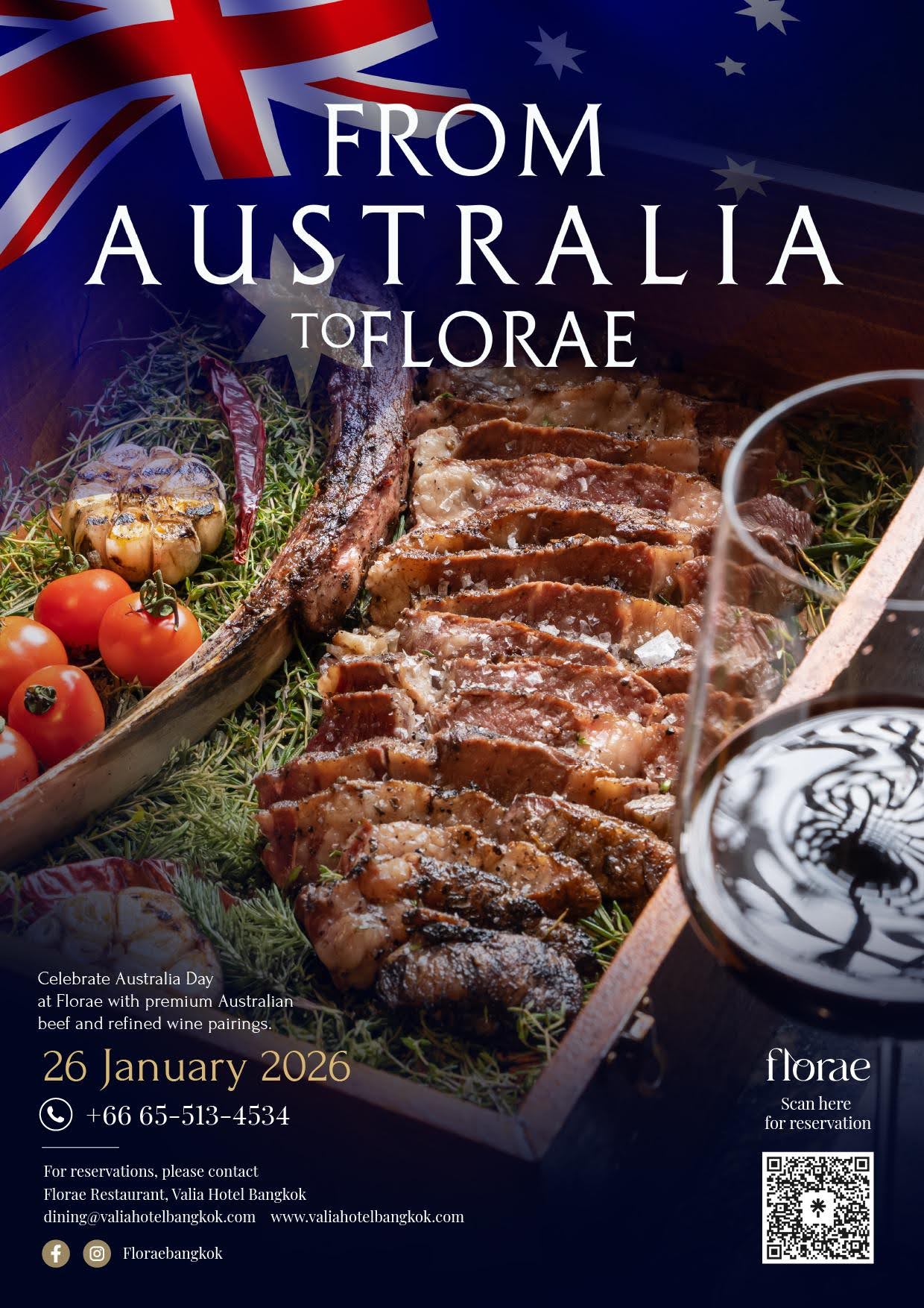 Australian’s Day Steak Menu From Australia to Florae