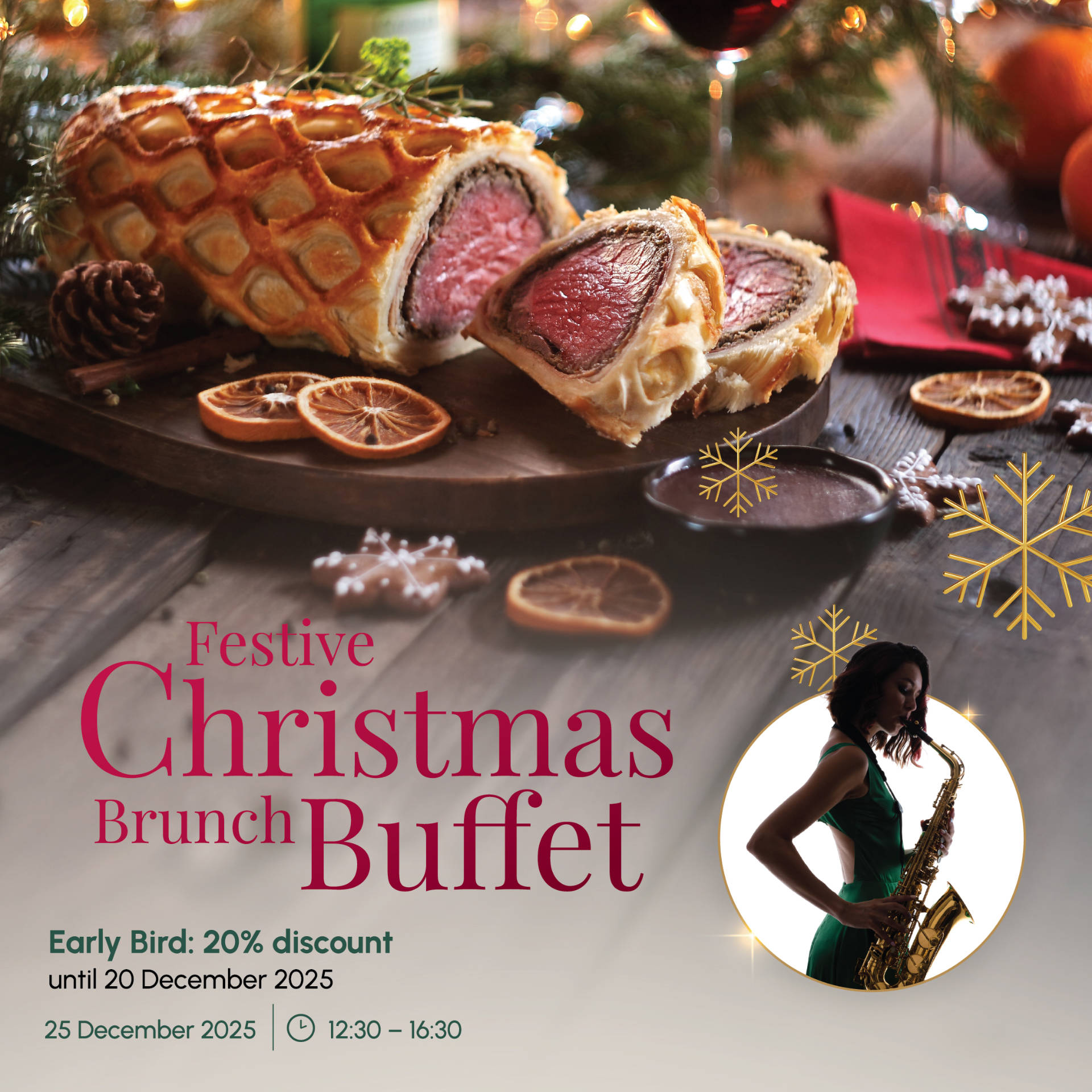 Festive Christmas Brunch at Florae Restaurant